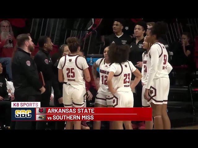 McCollister has 17 pts, Arkansas State women's basketball wins 12th straight SBC game