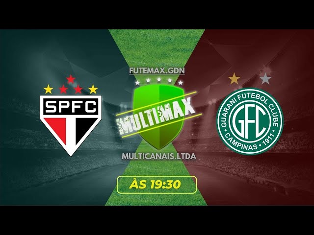 SÃO PAULO X GUARANI AO VIVO COM IMAGEM - CAMPEONATO PAULISTA 2025 - ASSISTA AGORA!