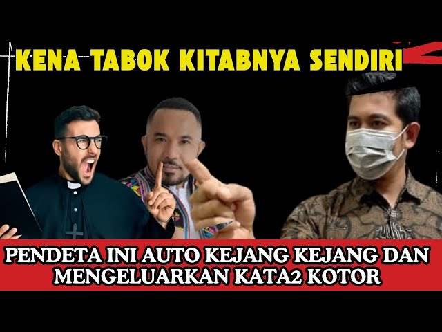 KENA TABOK KITABNYA SENDIRI PENDETA INI AUTO MENCAK MENCAK...