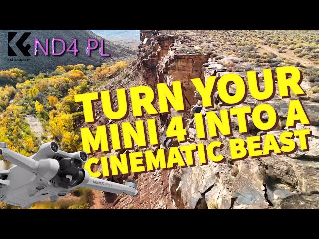 DJI Mini 4 Pro on Steroids |  K&F Concept ND PL 4 | Cinematic Beast