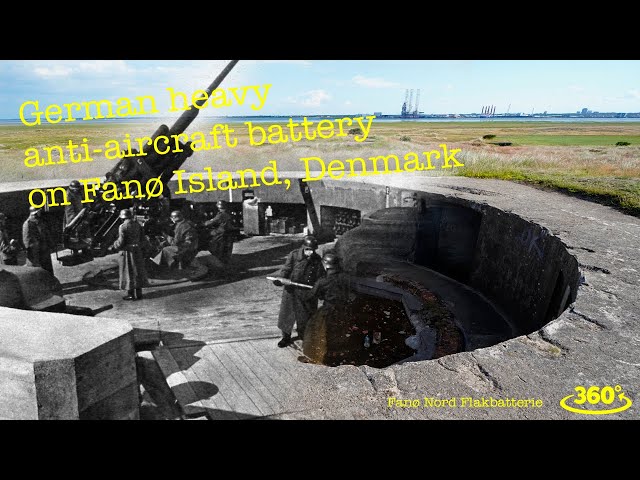 Travel on a VR tour of a German heavy anti-aircraft battery in Denmark [explore in virtual reality!]