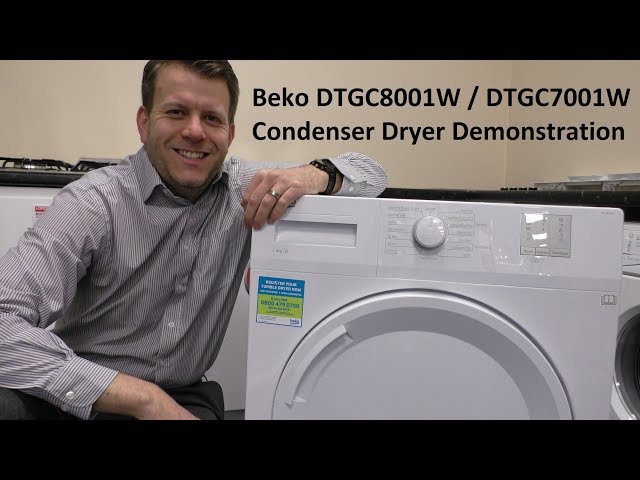 Beko DTGC8001W & DTGC7001W Condenser Dryer Demo