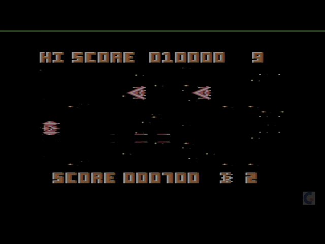 C64 Starforce Fighter tape loader & gameplay