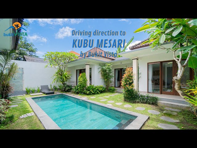 360 Virtual Driving Direction to KUBU MESARI by Bukit Vista | 4K VR | Pererenan, Bali