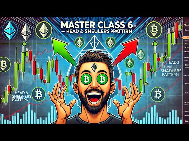 Crypto Master Class 6 Head and Shoulders Pattern – Powerful Reversal Strategy