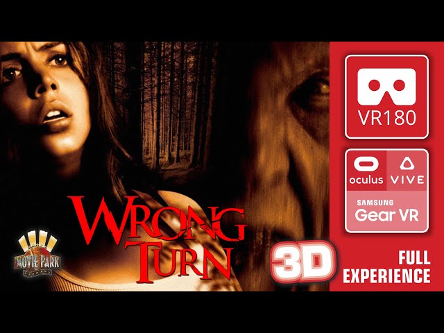 WRONG TURN 3D | VR180 3D scary Creepypasta Experience VR360 | Halloween Movie Park #horrorstory