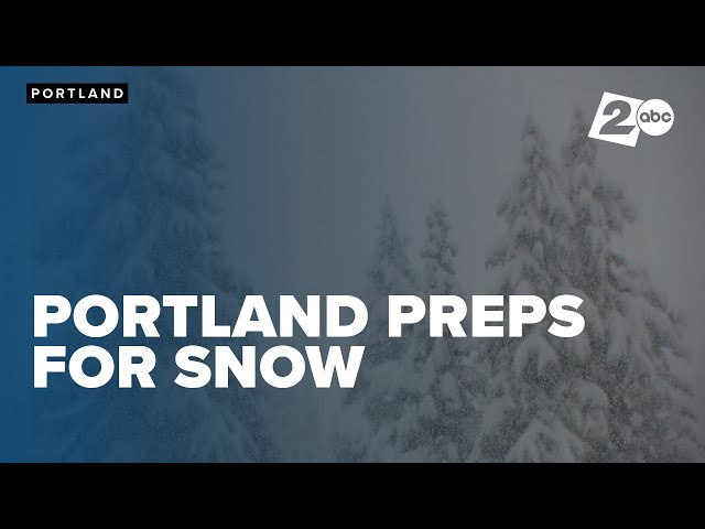 Residents in the hills in and around Portland prepare for winter weather