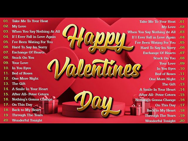 Best Old Love Songs 80's 90's 💕Best Love Songs About Falling In Love - Best Valentine's Day Songs 💕