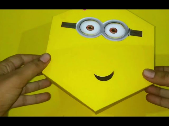 minion explosion box | hexagon explosion box | minion theme gifts