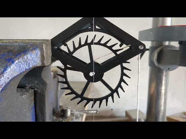 Anniversary clock escapement (still not working, but better)