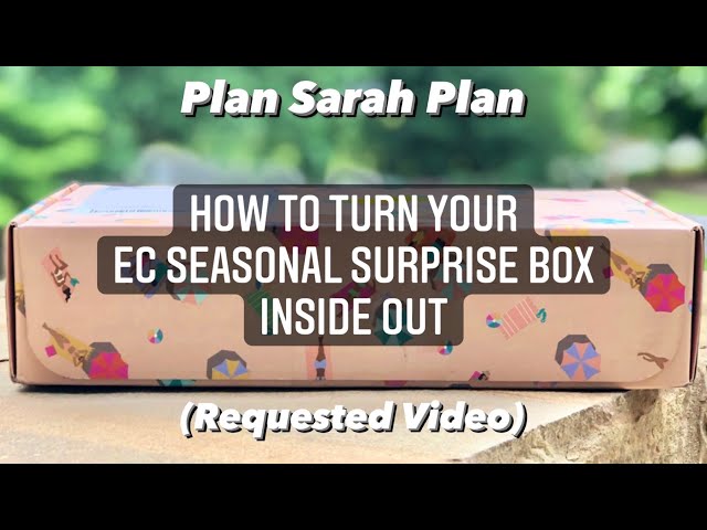 How to turn your EC Seasonal Surprise Box inside out