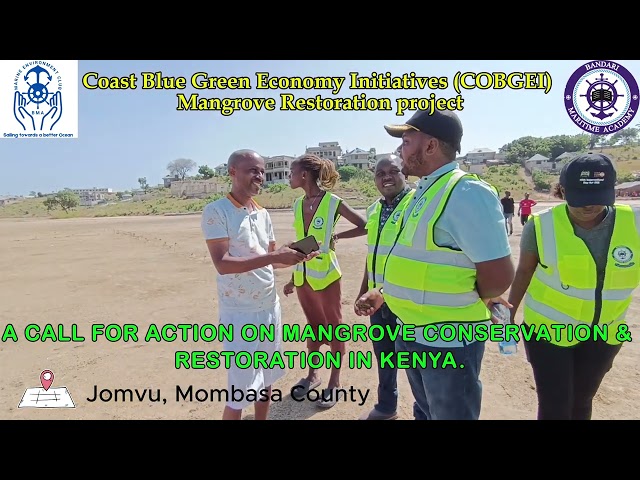 Marine Environment Club visit to Coast Blue Green Economy Initiative at Kambini swamps, Jomvu,