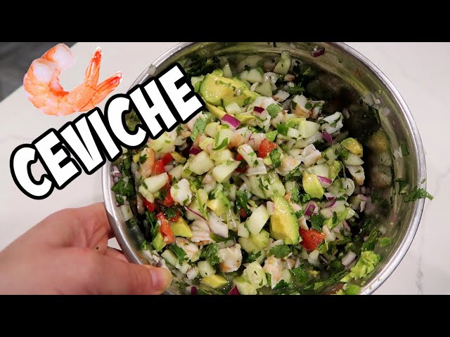 MY HEALTHY SHRIMP CEVICHE RECIPE/ HEALTHY COOK WITH ME / CHRISTY GIOR MOM OF 5