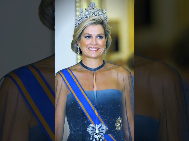 Queen Máxima of Netherlands 🇳🇱, then-Prince Charles and the late Queen Elizabeth 🇬🇧