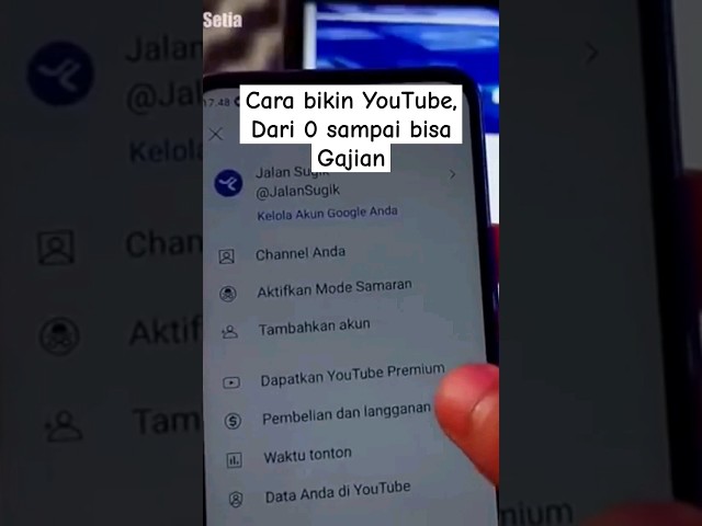 Cara Membuat Channel YouTube Dan Dapat Uang