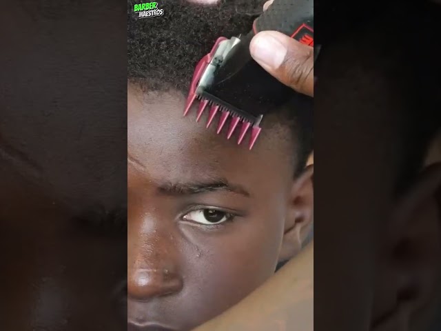 Watch Temple Taper Fade Haircut Transformation💈