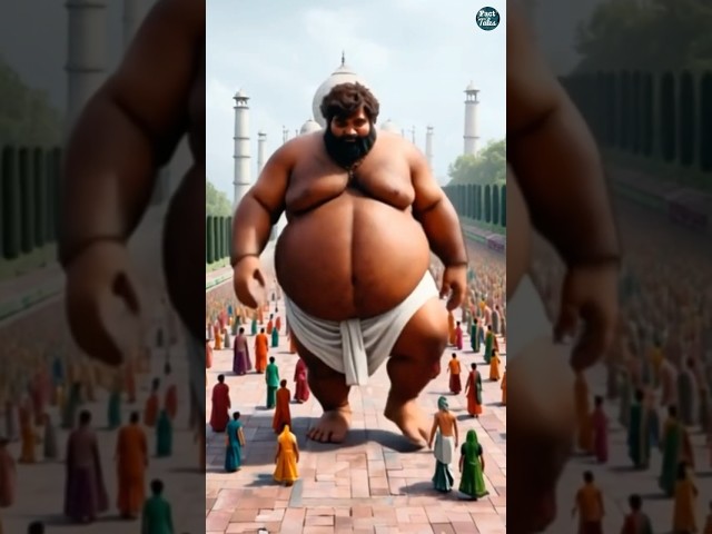 🔥Angry Giant Appears at Taj Mahal – Disaster Incoming?! 😨 | AI Short Film #shorts