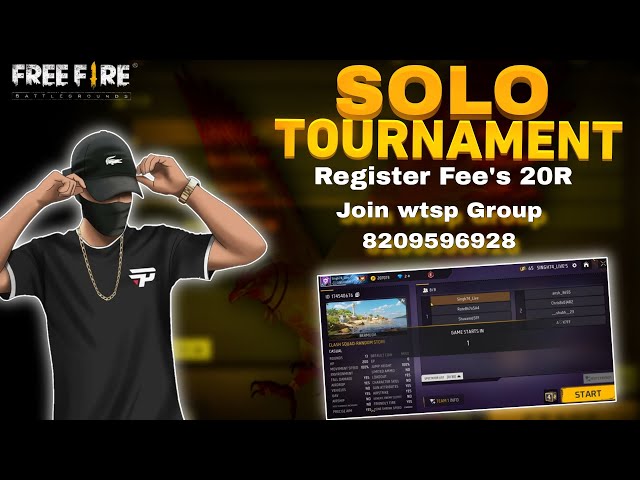 Day 44🔥Solo Esport  Tournamant  | Register Fees 20R  ! #tournament  @Singh74Gaming