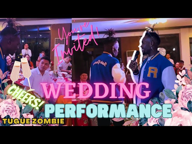 Wedding entertainment with me! 🥰❤️  | Filipino Wedding | Entertainer  | Philippines| Tugue Zombie