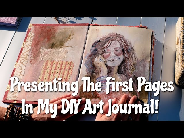 Presenting The First Pages In My DIY Art Journal! 👩🏼‍🎨📕