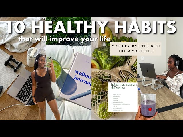 10 HEALTHY HABITS that will IMPROVE YOUR LIFE in 2025 | journal, morning routine, Yesoul bike & more