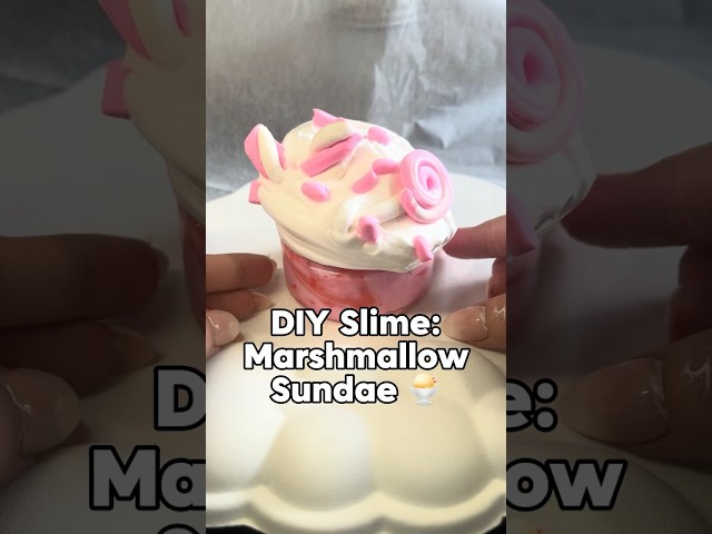 Satisfying Marshmallow Slime ASMR 🍨