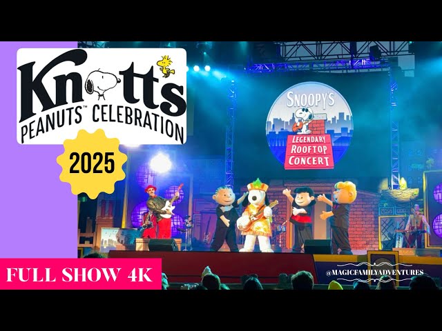 Snoopy's Legendary Rooftop Concert at Knott's Peanuts Celebration 2025 4K Full Show