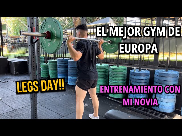 MI NOVIA ENTRENA POR PRIMERA VEZ | EL MEJOR GYM DE EUROPA | Vlog DÍA 2 | ArmyFitness