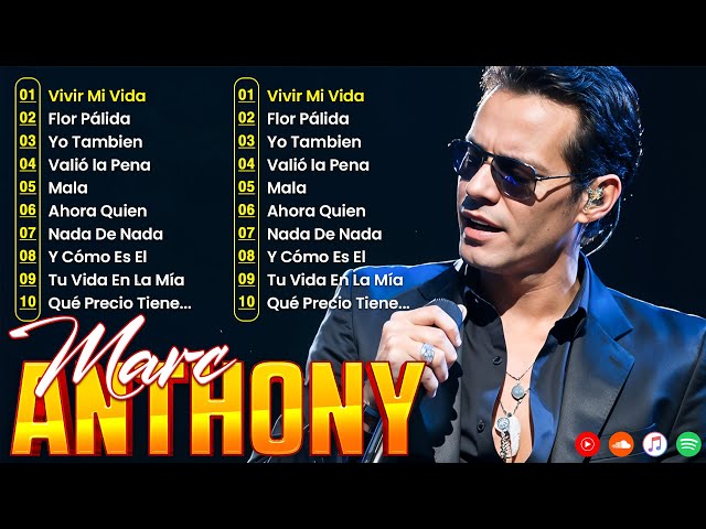 Marc Anthony Mix 2024 ✨ Grandes Éxitos Mix 2024 🎶 Marc Anthony Álbum Completo Mas Popular 2024