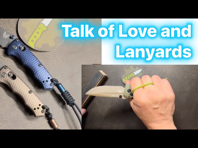 Making a Chris Reeve Knives-Style knife lanyard tutorial.