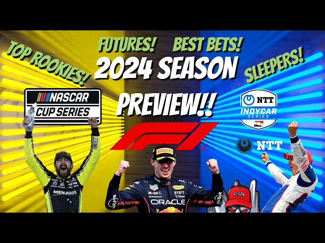 Formula One, IndyCar and NASCAR 2024 Preview!