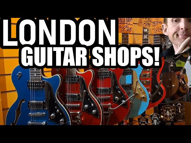 2024 London Guitar Shops Tour | Denmark Street + Gibson Garage!