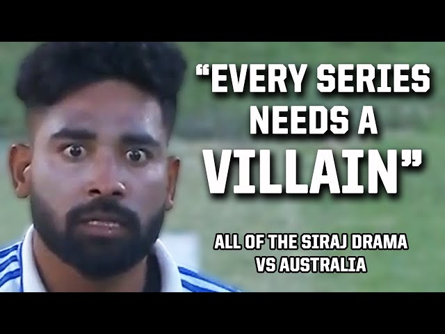 Siraj turns villain in the India vs Australia Test series, a breakdown