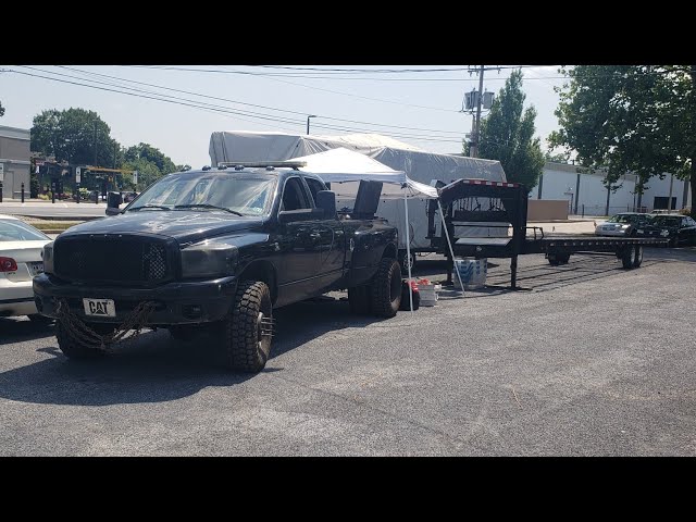 12 Valve 3rd Gen Air Conditioning | Tow Piglet Big Tex Trailer Work Update