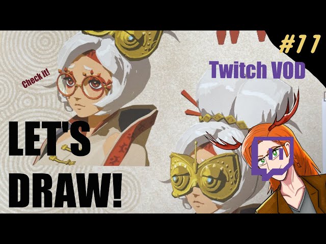 Let's Draw! Purah from the Legend of Zelda Tears of the Kingdom! #TOTK #11