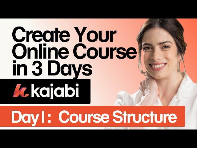 How to Structure & Customize Your Online Course | #Kajabi Step-by-Step Guide [Challenge: Day 1]