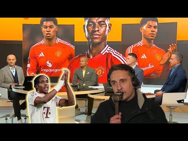 Gary Neville reacts Rashford's Villa Move! 🚀 Latest Man United Transfer News on Mathys Tel!