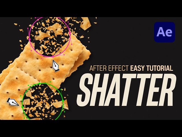 After Effects Shatter broken Easy Tutorial