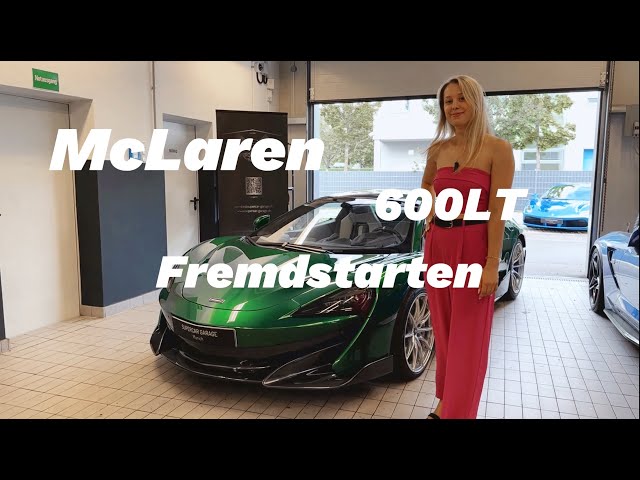 McLaren 600LT Fremdstarten.