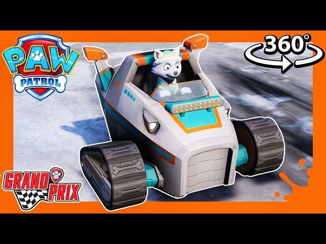 360° VR EVEREST RACES at The🚦Grand Prix | Paw Patrol