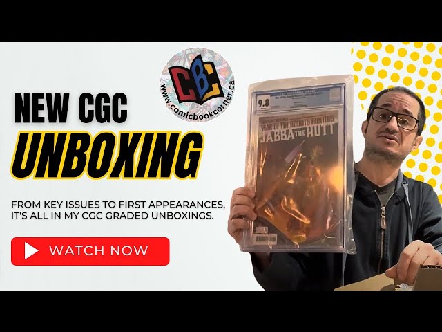 Totally forgot to upload this CGC unboxing a few days ago. Check it out because I got more today 👀