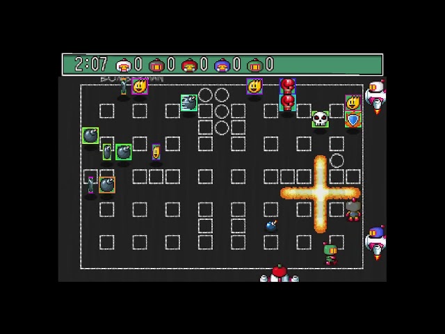 KP: Owen vs Rocky vs Peach vs Meneer de Uil | Bomberman II 0.3.1 R