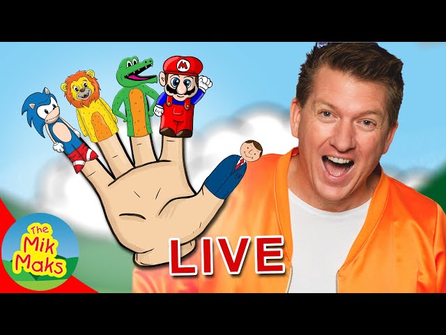 🔴 Finger Family Collection 24/7 Live Stream | Mik Mak Kids Songs