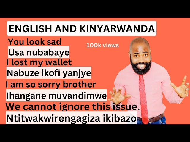 🛑L1: IGA VUBA  ICYONGEREZA LEARN  ENGLISH FAST /INTERURO 200 ZAGUFASHA KWIGA ICYONGEREZA