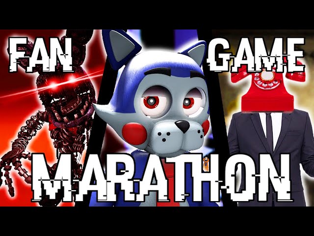 Beating the 10 Most ICONIC FNAF Fan games in ONE Stream