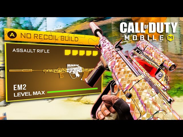 EM2  NO RECOIL CLASS IN COD MOBILE