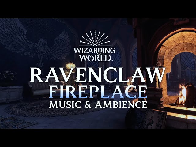 Ravenclaw Fireplace | Hogwarts Common Room Music & Ambience