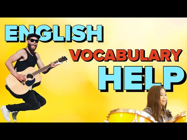 ENGLISH VOCABULARY HELP: MUSICAL TERMS 🎵