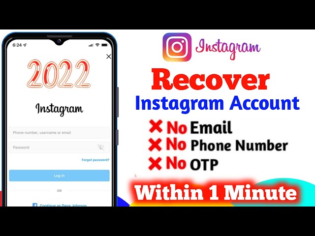 How to Recover Instagram Account Without Email and Phone Number2022 | Instagram Account Recover Kare