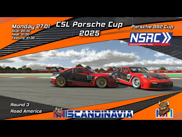 CSL Porsche Cup Round 3 at Road America